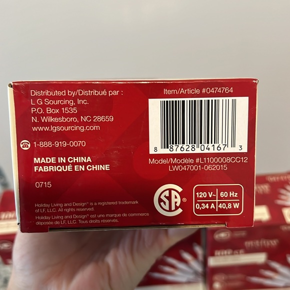 13 Boxes of Holiday Living 100 ct clear mini lights - Picture 4 of 4